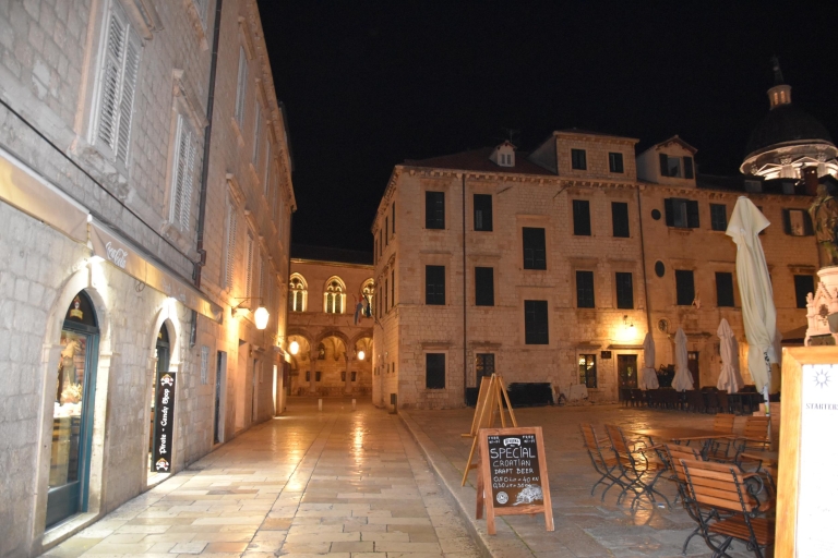 Visite à pied de Dubrovnik de nuit