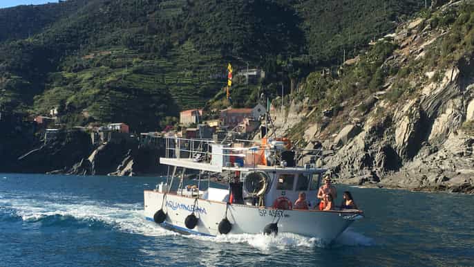 cinque terre croisière en bateau avec apéritif et déjeuner