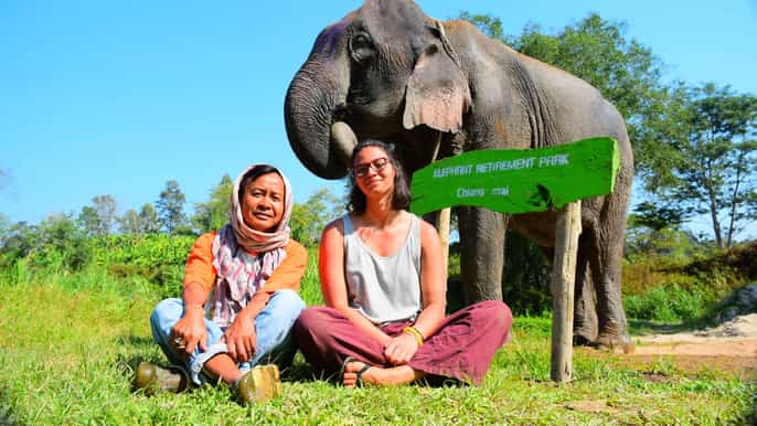 elephant retirement park volunteering and homestay program