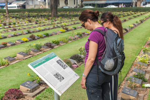 Från Bangkok: Elefantreservat och rundtur i KanchanaburiElefantreservat och Kanchanaburi med privat bil