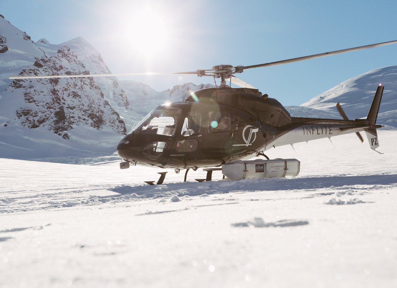 Mount Cook: Kombinationsflyvning med skifly og helikopter i alperne