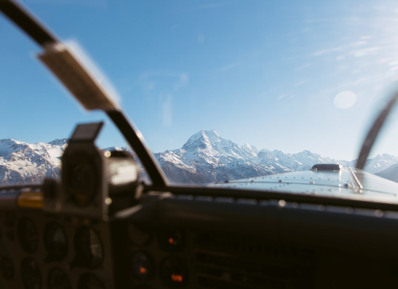 Mount Cook: Kombinationsflyvning med skifly og helikopter i alperne