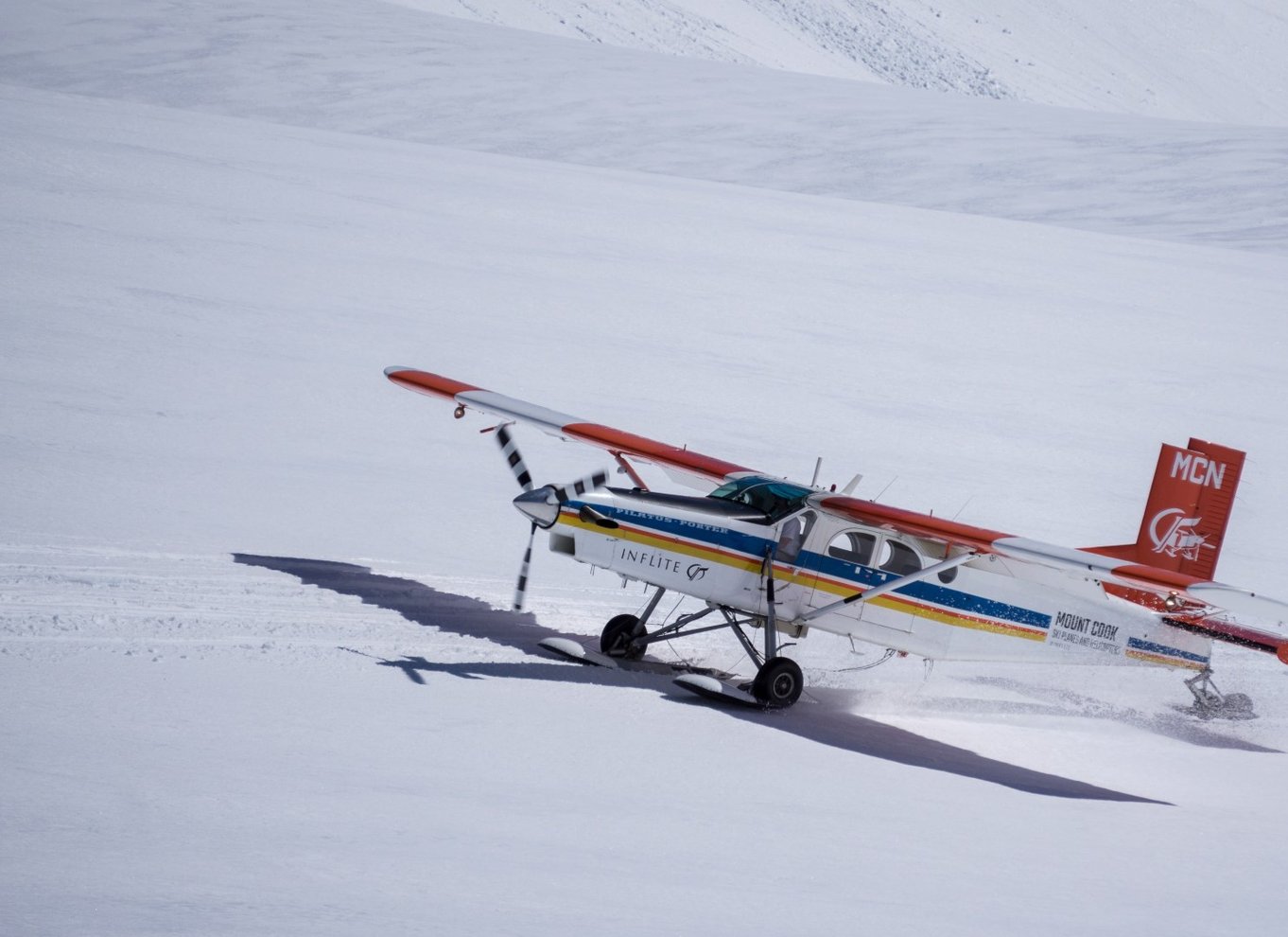 Mount Cook: Kombinationsflyvning med skifly og helikopter i alperne