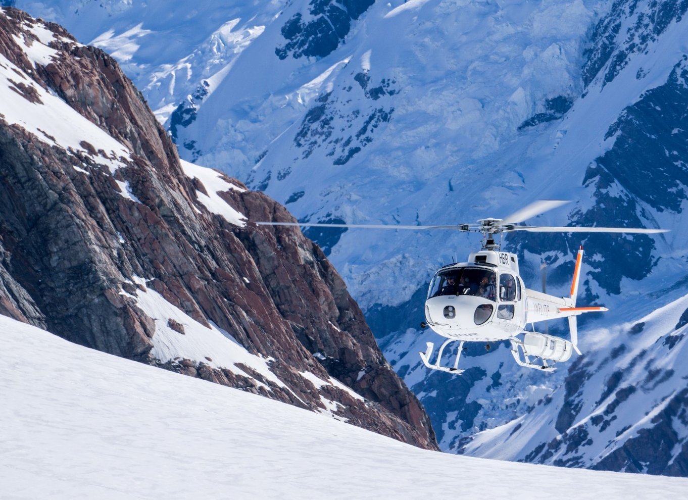 Mount Cook: Kombinationsflyvning med skifly og helikopter i alperne