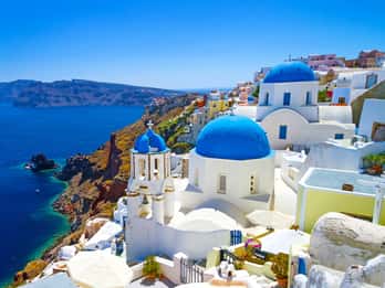 Visite touristique privée d'une demi-journée à Santorin
