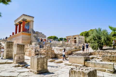 From Rethymno: Full-Day Knossos and Heraklion Tour