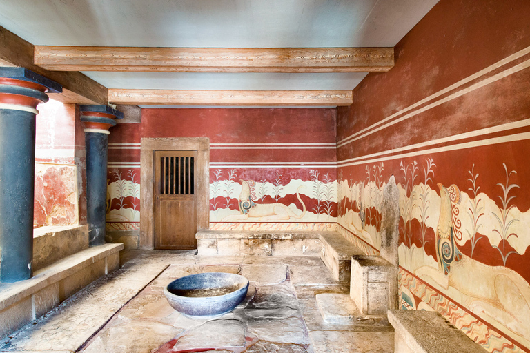 Vanuit Rethymnon: dagtour Knossos & HeraklionGeen gids | van de stad Rethimno, Perivolia, Atsipopopoulo