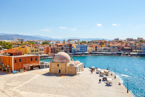 Depuis Réthymnon : journée d’excursion à La CanéeDepuis Perivolia, la ville de Rethymno, ou Atsipopoulo