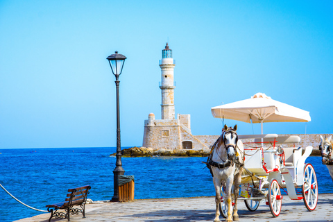 Ab Rethymno: Tagestour nach ChaniaPickup Gerani, Petres, Dramia, Kavros, Georgioupolis & mehr