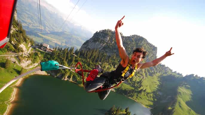 stockhorn bungy jump