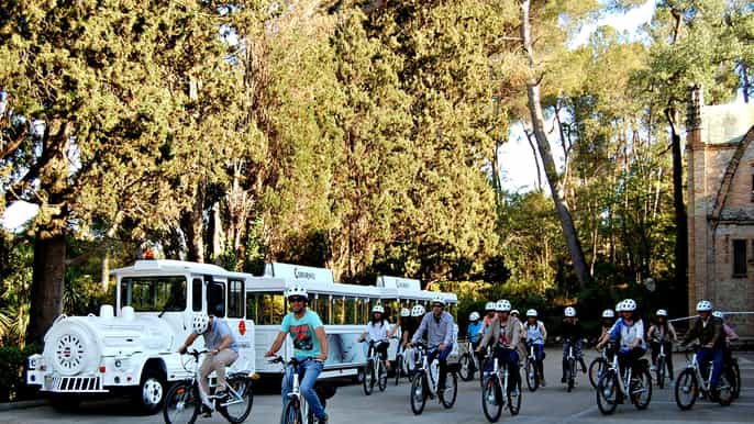 barcelona halfday wine and electric bike tour