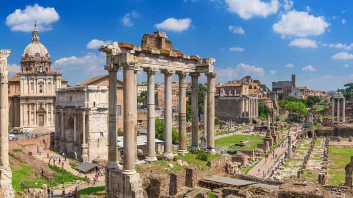 tour guiado en grupo reducido del coliseo y el foro romano