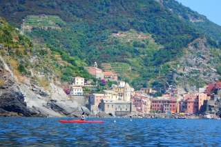 From Monterosso: Cinque Terre Kayak Tour