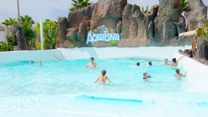 aqualava waterpark admission with pickup dropoff
