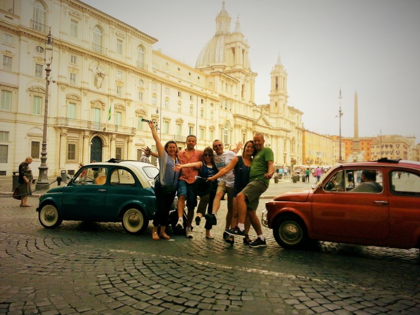 Rome: Full-Day Classic Fiat 500 Rental