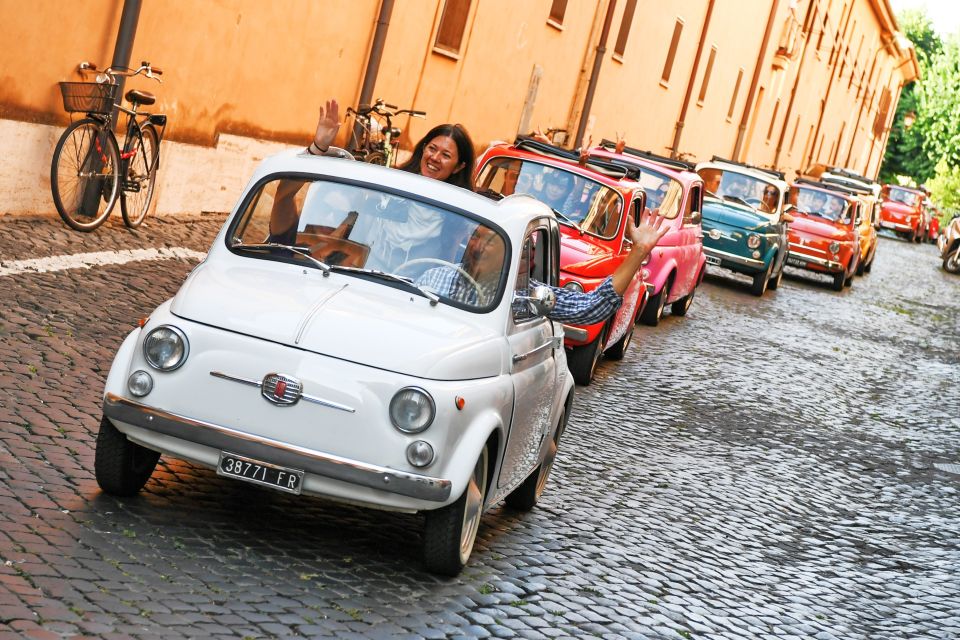 Rome: Full-Day Classic Fiat 500 Rental