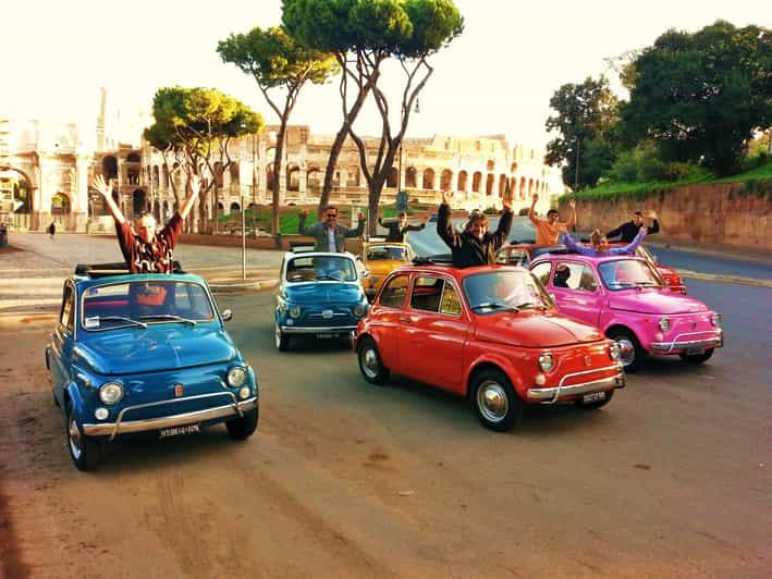 Rome: Aventine Hill Tour In Vintage Fiat 500 Convoy | GetYourGuide