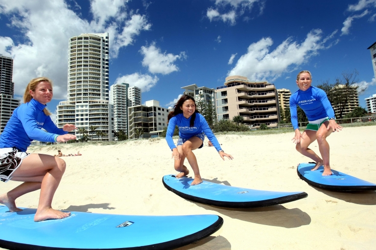 2-uur groeps surfles op Broadbeach aan de Gold Coast