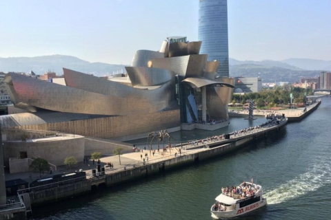 Ab San Sebastián: Gaztelugatxe, Bilbao, Guggenheim-MuseumGaztelugatxe, Bilbao, Guggenheim-Museum auf Spanisch