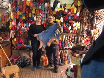 Marrakesch: Babouche-Workshop in der Medina Marrakesch: Babouche-Workshop in der Medina