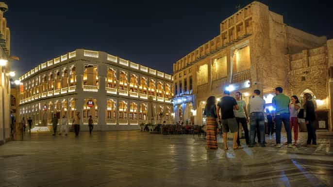doha private night city tour