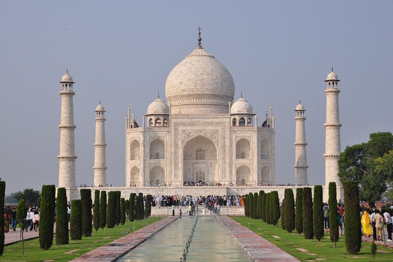 De Jaipur: visite privée du même jour au Taj MahalTour avec voiture et chauffeur