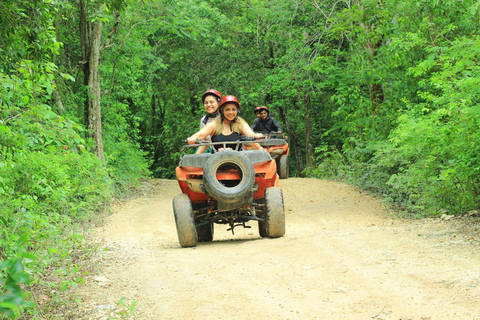 Playa del Carmen: Wycieczka ATV, Zipline i Cenote Adventure Tour