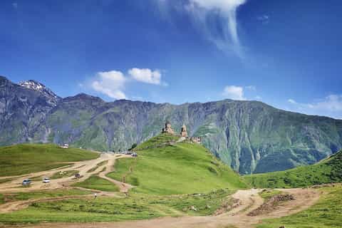 Kazbegi, Gergeti & Ananuri Mountains Private Full-Day Tour