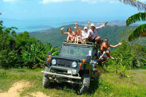 Ko Samui: 4WD Wild Jungle Safari Tour z lunchemWspólna wycieczka grupowa w języku angielskim