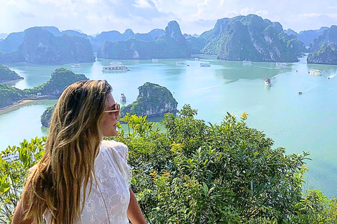 Hanoi: 3-Day UNESCO Luxury Ha Long/Lan Ha & Hanoi City Tour 3D2N Standard 3-Star Overnight Cruise & Ha Noi City