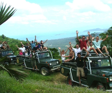 Ko Samui: 4WD Wild Jungle Safari Tour with Lunch
