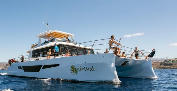 Gran Canaria: Fun Catamaran Cruise with Food and Drinks
