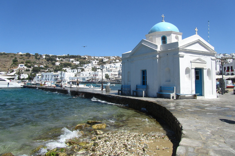 Depuis Naxos : Excursion d&#039;une journée vers l&#039;île de Mykonos.De Naxos : excursion d&#039;une journée à l&#039;île de Mykonos