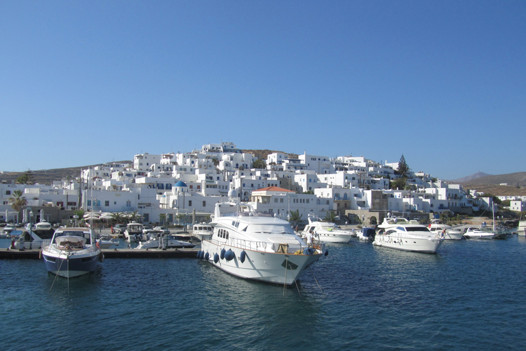 Vanuit Naxos: Boottocht Delos en Mykonos hele dagZonder afhalen