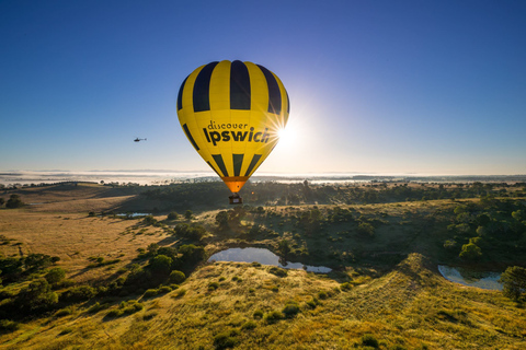 Luchtballonvaart in de regio Brisbane Scenic City &amp; CountryAlleen ballonvaart - GEEN optie voor ontbijt na de vlucht