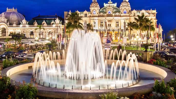 from cannes evening tour dinner in monte carlo