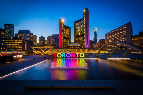 Toronto: Night Tour with CN Tower or Harbor Cruise