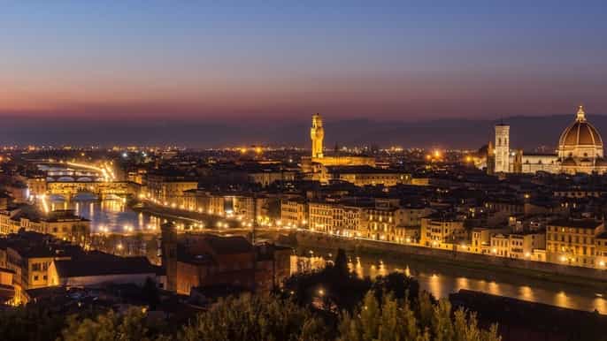 florence tour by night