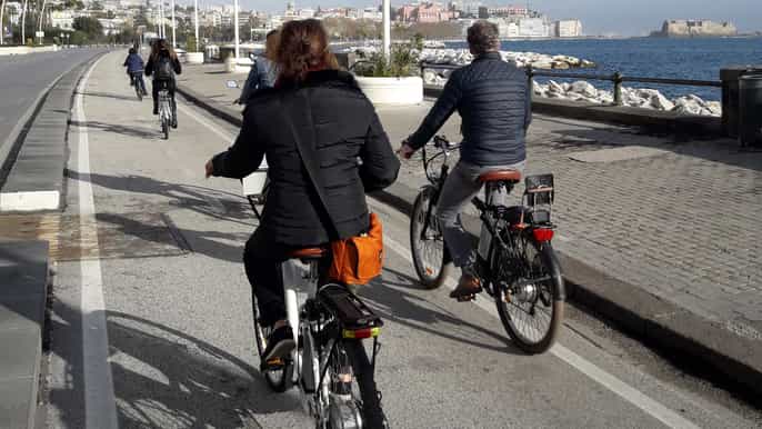 excursão turística de nápoles pela ebike