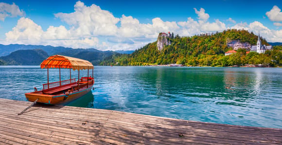 Von Porec aus: Alpenjuwel Bleder See