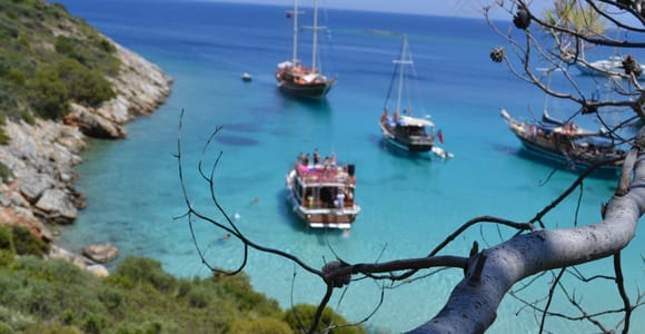 Ganztägige Bootstour zur Insel Orak ab Bodrum