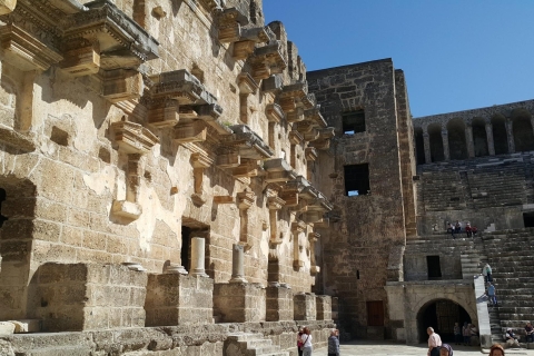 From Alanya: Side, Aspendos & Manavgat Waterfalls with Lunch