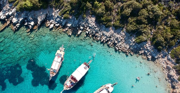 Bodrum: Full-Day Orak Island Boat Trip with Lunch & Transfer