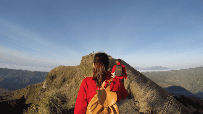 bali mount batur sunrise hike and hidden waterfall