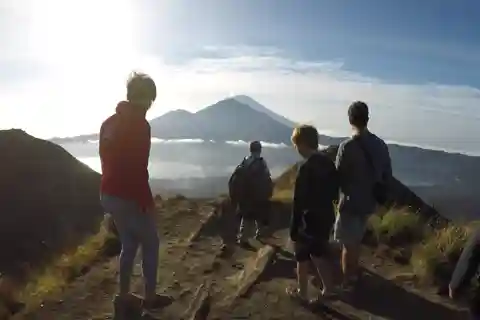 Bali: Caminhada ao nascer do sol no Monte Batur e cascata escondida