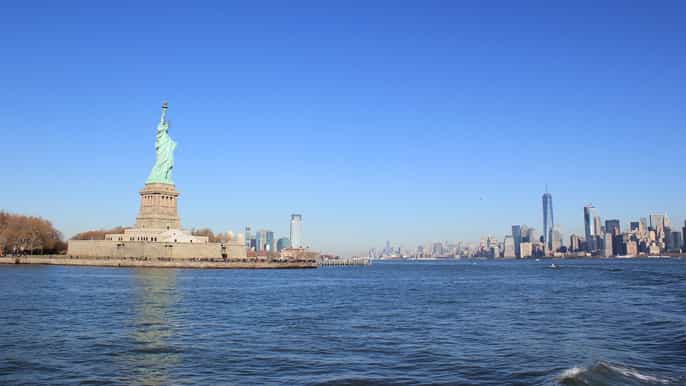 tour preferry de la estatua de la libertad y tour de un día de dos pisos