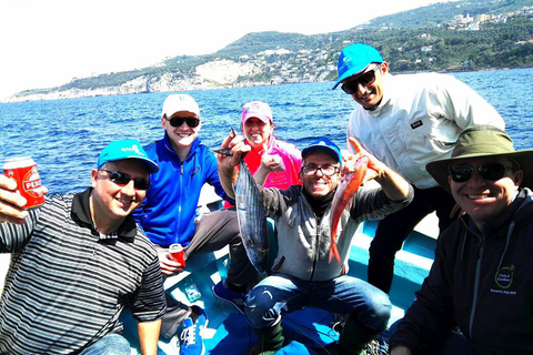 Från Sorrento: Fiske i Capri med lunch