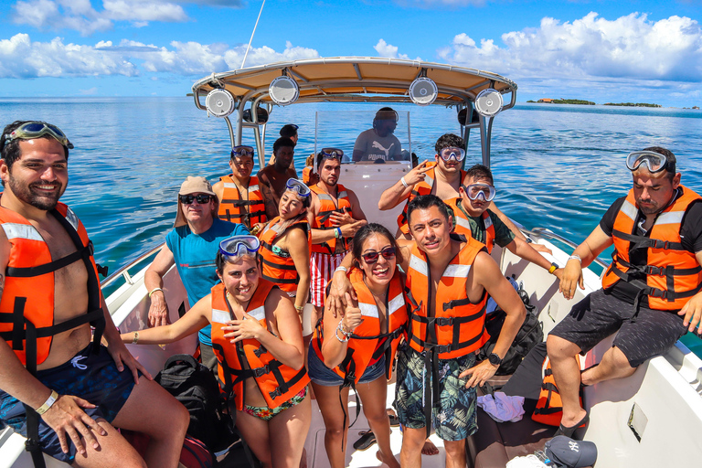 Cartagena: Destino 4 Islas en barco + tickets de entrada al Oceanario