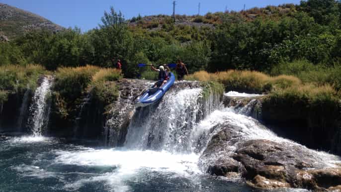 obrovac rafting or kayaking on the zrmanja river