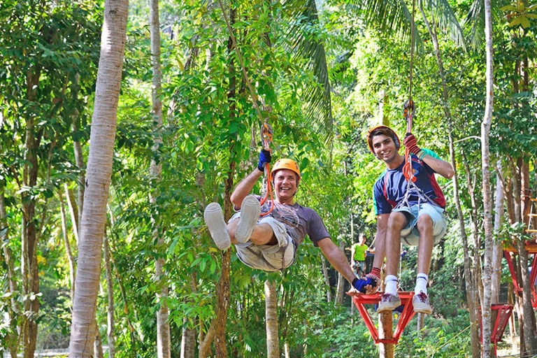 Krabi : aventure spéciale tyrolienne au parc d'Aonang FioreCours complet (A+B) : 49 jeux, 2,5 heures